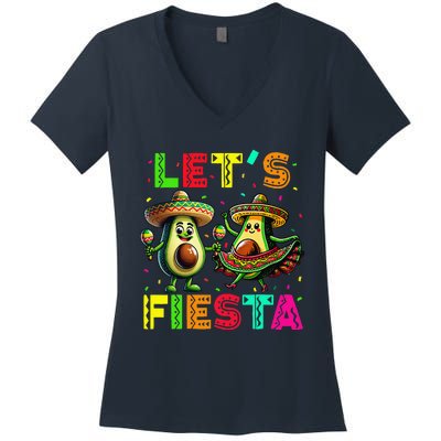 Cinco De May Mexican Fiesta Women's V-Neck T-Shirt