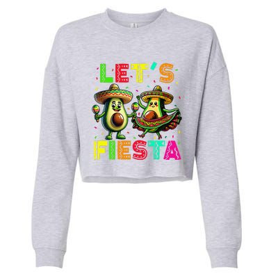 Cinco De May Mexican Fiesta Cropped Pullover Crew