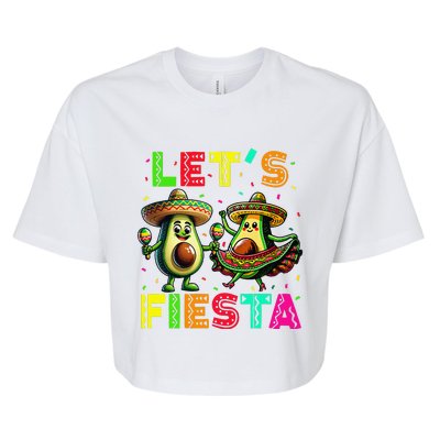 Cinco De May Mexican Fiesta Bella+Canvas Jersey Crop Tee