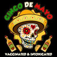 Cinco De Mayo Vaccinated And Intoxicated Sugar Skull Tank Top