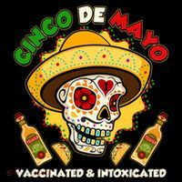 Cinco De Mayo Vaccinated And Intoxicated Sugar Skull Zip Tote Bag
