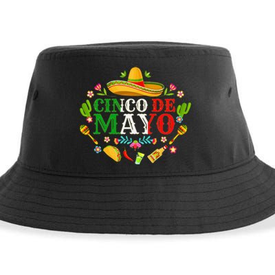 Cinco De Mayo Mexican Fiesta 5 De Mayo Sustainable Bucket Hat