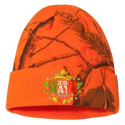 Cinco De Mayo Mexican Fiesta 5 De Mayo Kati Licensed 12" Camo Beanie