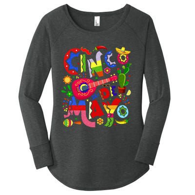 Cinco De Mayo Mexican Fiesta 5 De Mayo Women's Perfect Tri Tunic Long Sleeve Shirt