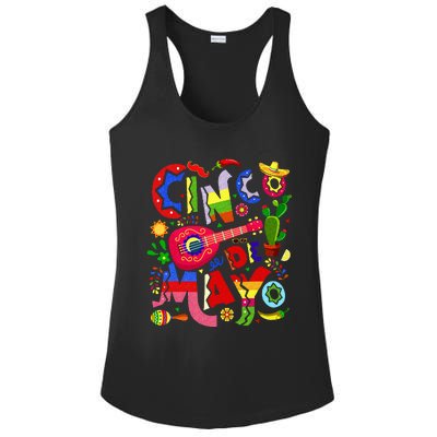 Cinco De Mayo Mexican Fiesta 5 De Mayo Ladies PosiCharge Competitor Racerback Tank