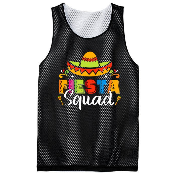 Cinco De Mayo Fiesta Squad Family Matching Grou Mesh Reversible Basketball Jersey Tank