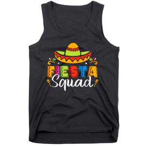 Cinco De Mayo Fiesta Squad Family Matching Grou Tank Top