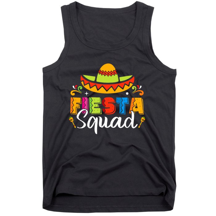 Cinco De Mayo Fiesta Squad Family Matching Grou Tank Top