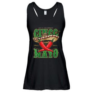 Cinco De Mayo Lets Celebrate With Hot Chilli Ladies Essential Flowy Tank