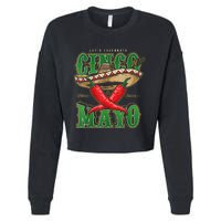 Cinco De Mayo Lets Celebrate With Hot Chilli Cropped Pullover Crew