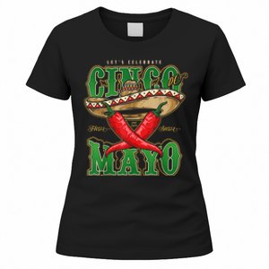 Cinco De Mayo Lets Celebrate With Hot Chilli Women's T-Shirt