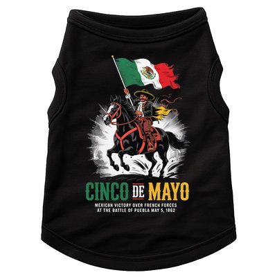 Cinco De Mayo Mexican Battle Puebla 1862 Anniversary Doggie Tank