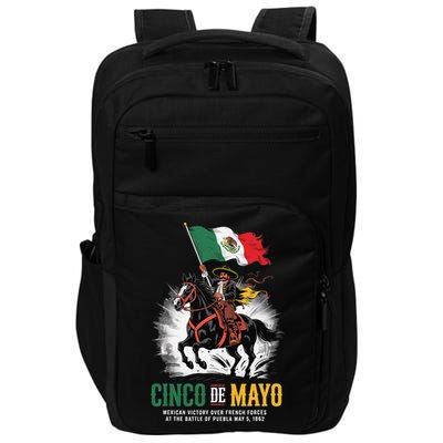 Cinco De Mayo Mexican Battle Puebla 1862 Anniversary Impact Tech Backpack