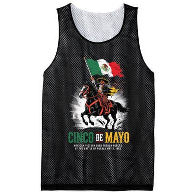 Cinco De Mayo Mexican Battle Puebla 1862 Anniversary Mesh Reversible Basketball Jersey Tank