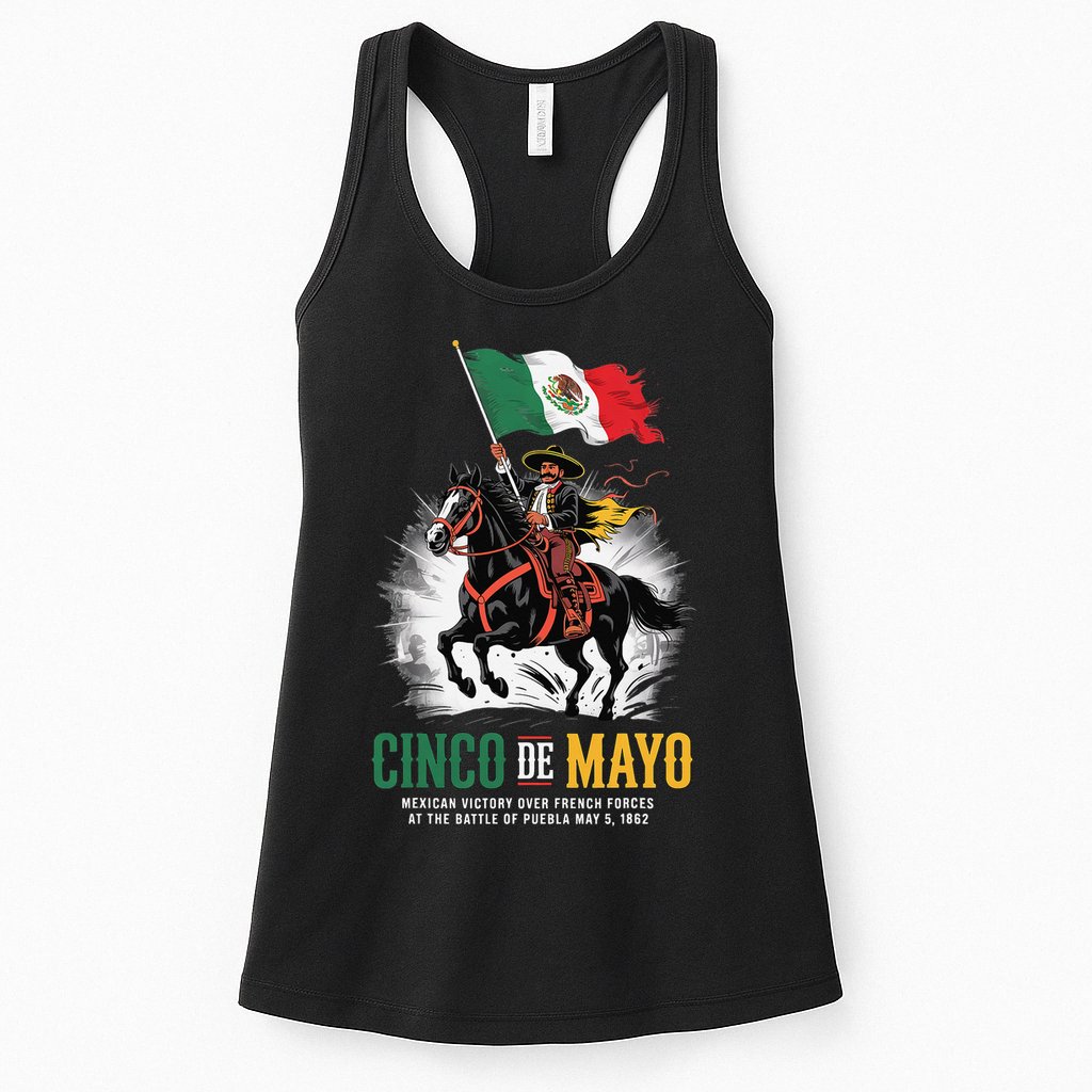 Cinco De Mayo Mexican Battle Puebla 1862 Anniversary Womens Tank Top