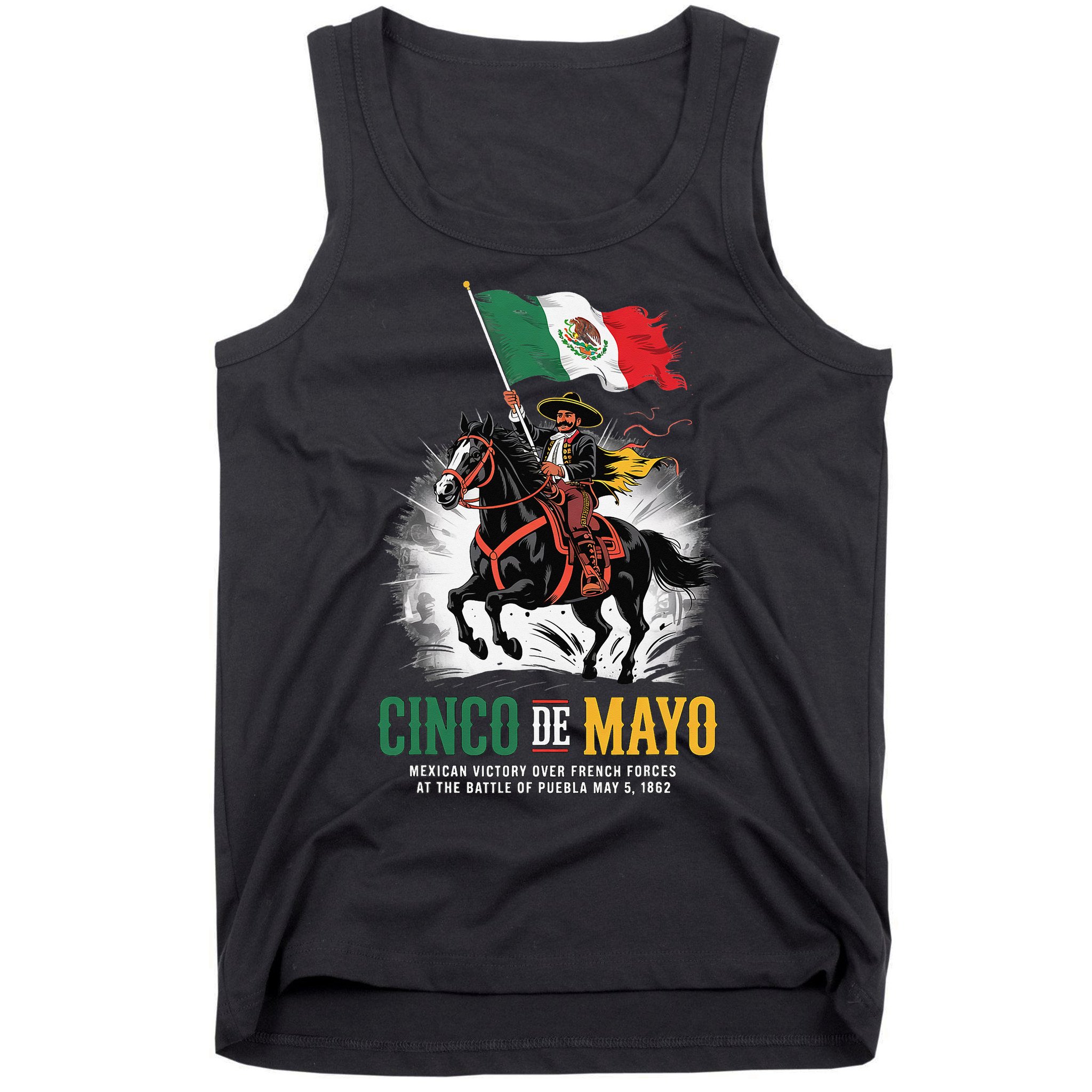 Cinco De Mayo Mexican Battle Puebla 1862 Anniversary Tank Top