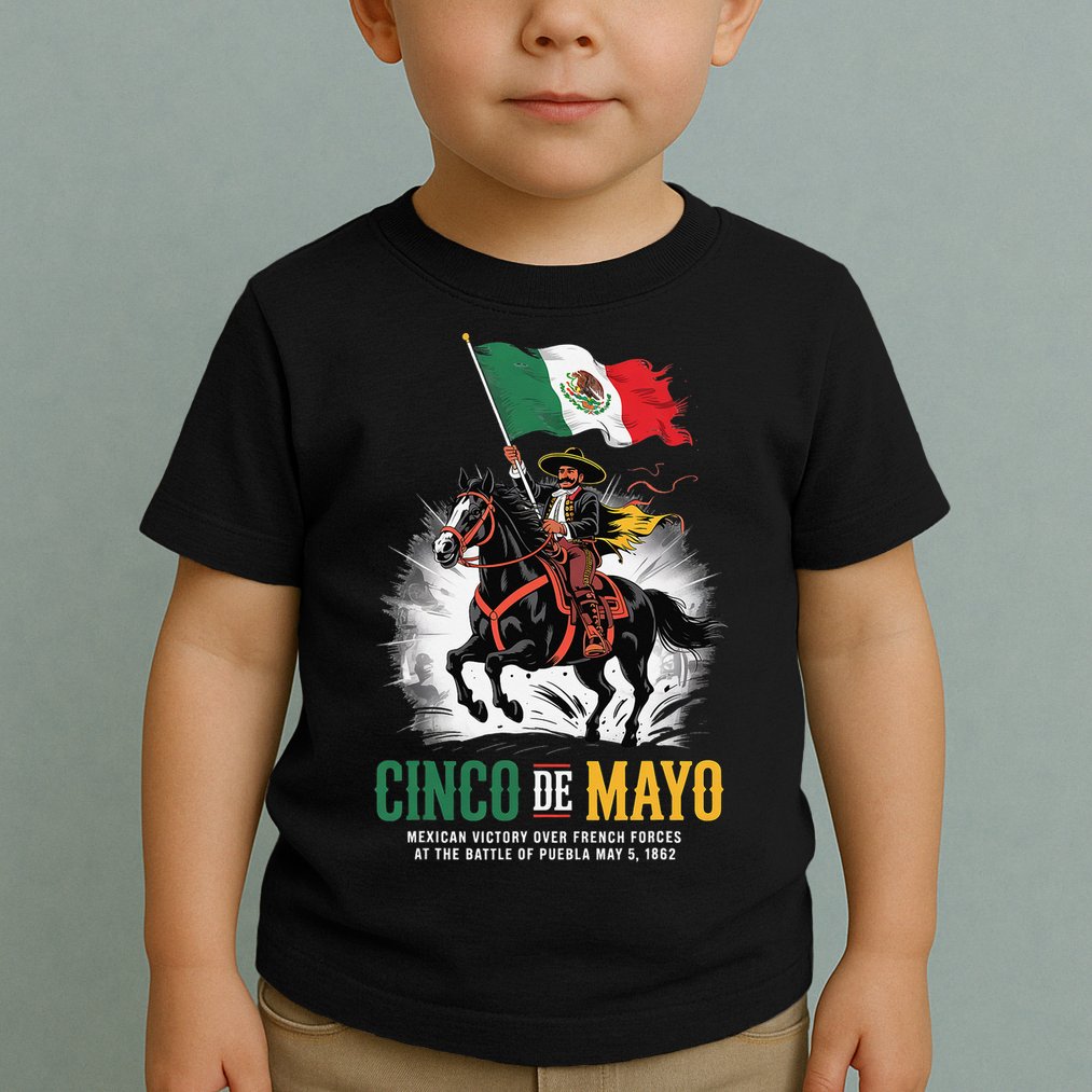 Cinco De Mayo Mexican Battle Puebla 1862 Anniversary Toddler T-Shirt