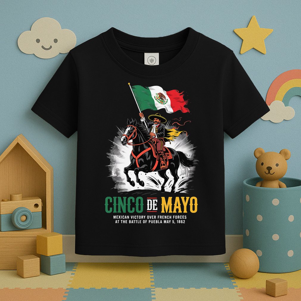 Cinco De Mayo Mexican Battle Puebla 1862 Anniversary Toddler T-Shirt