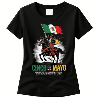 Cinco De Mayo Mexican Battle Puebla 1862 Anniversary Womens T-Shirt