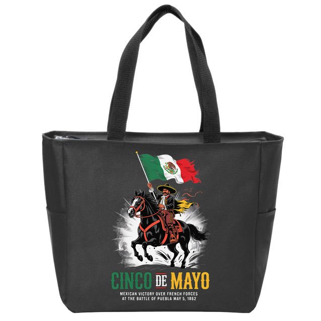 Cinco De Mayo Mexican Battle Puebla 1862 Anniversary Zip Tote Bag