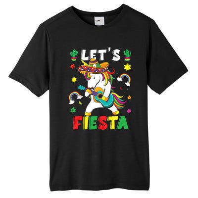 Cinco De Mayo Party Lets Fiesta Dancing Mexican Unicorn Tall Fusion ChromaSoft Performance T-Shirt