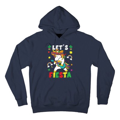 Cinco De Mayo Party Lets Fiesta Dancing Mexican Unicorn Hoodie