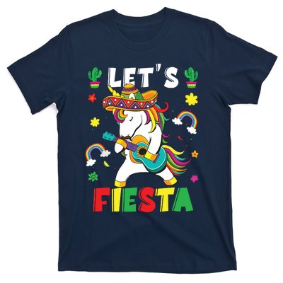 Cinco De Mayo Party Lets Fiesta Dancing Mexican Unicorn T-Shirt