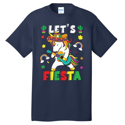 Cinco De Mayo Party Lets Fiesta Dancing Mexican Unicorn Tall T-Shirt