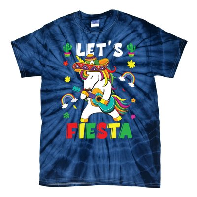 Cinco De Mayo Party Lets Fiesta Dancing Mexican Unicorn Tie-Dye T-Shirt