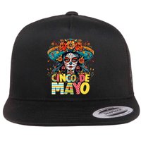 Cinco De Mayo Mexican Fiesta Squad Flat Bill Trucker Hat