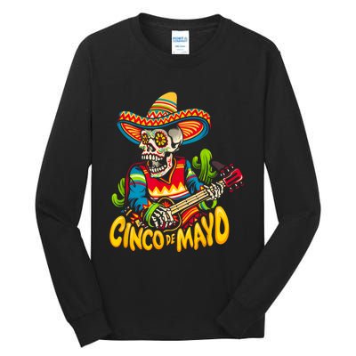 Cinco De Mayo Mexican Lets Fiesta 5 De Mayo Women Men Tall Long Sleeve T-Shirt