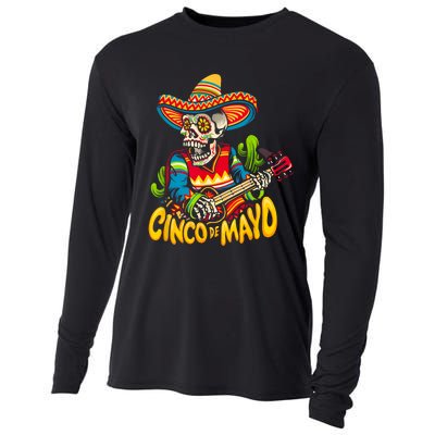 Cinco De Mayo Mexican Lets Fiesta 5 De Mayo Women Men Cooling Performance Long Sleeve Crew