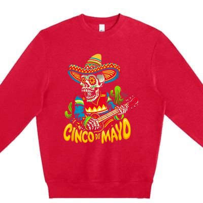 Cinco De Mayo Mexican Lets Fiesta 5 De Mayo Women Men Premium Crewneck Sweatshirt