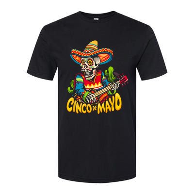 Cinco De Mayo Mexican Lets Fiesta 5 De Mayo Women Men Softstyle CVC T-Shirt