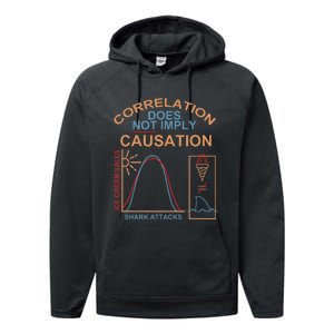 Correlation Does Not Imply Causation Apparel Performance Fleece Hoodie