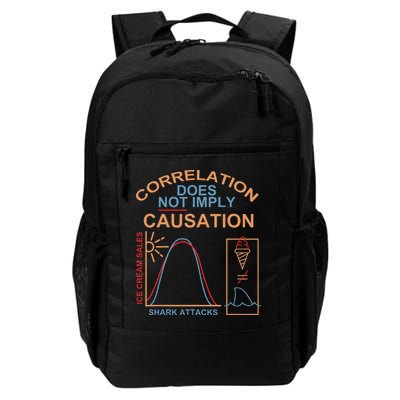 Correlation Does Not Imply Causation Apparel Daily Commute Backpack