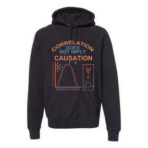 Correlation Does Not Imply Causation Apparel Premium Hoodie