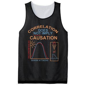 Correlation Does Not Imply Causation Apparel Mesh Reversible Basketball Jersey Tank