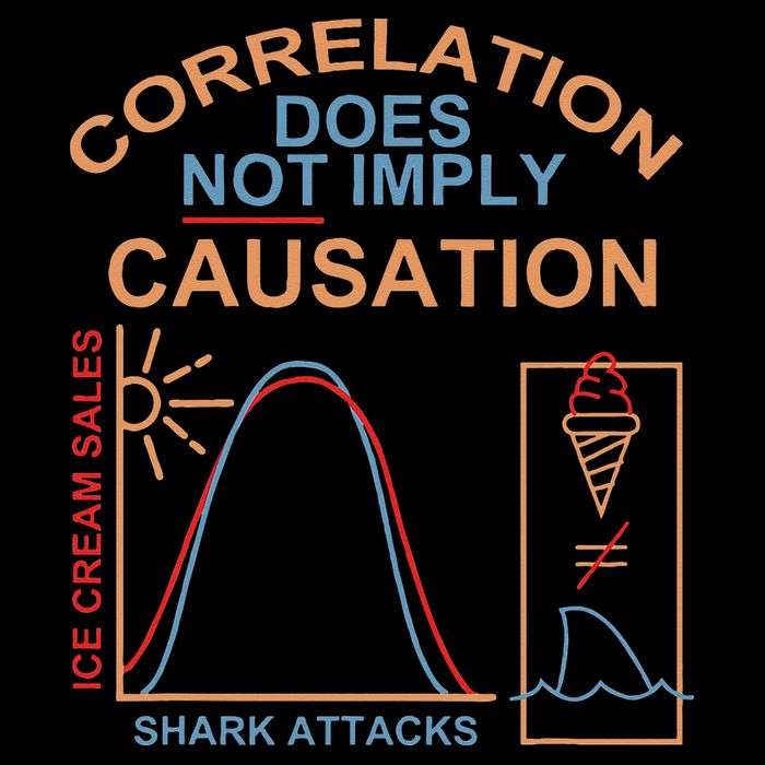 Correlation Does Not Imply Causation Apparel Mousepad