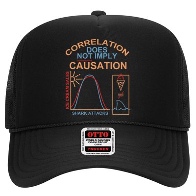 Correlation Does Not Imply Causation Apparel Trucker Hat
