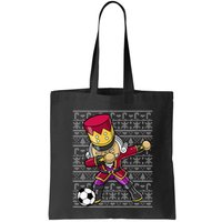 Christmas Dabbing Nutcracker Soccer Player Coach Bag