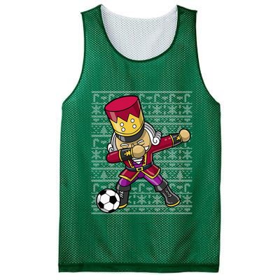 Christmas Dabbing Nutcracker Soccer Player Coach Mesh Reversible Basketball Jersey Tank