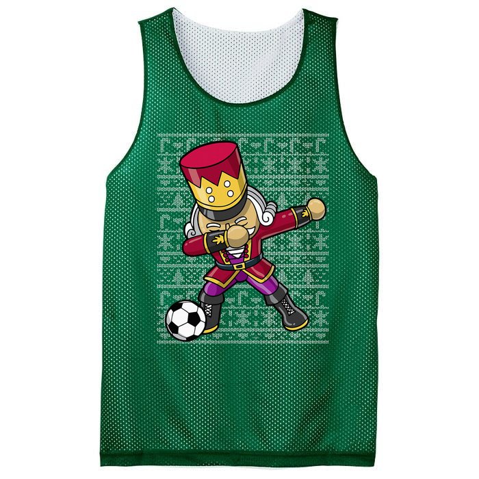 Christmas Dabbing Nutcracker Soccer Player Coach Mesh Reversible Basketball Jersey Tank