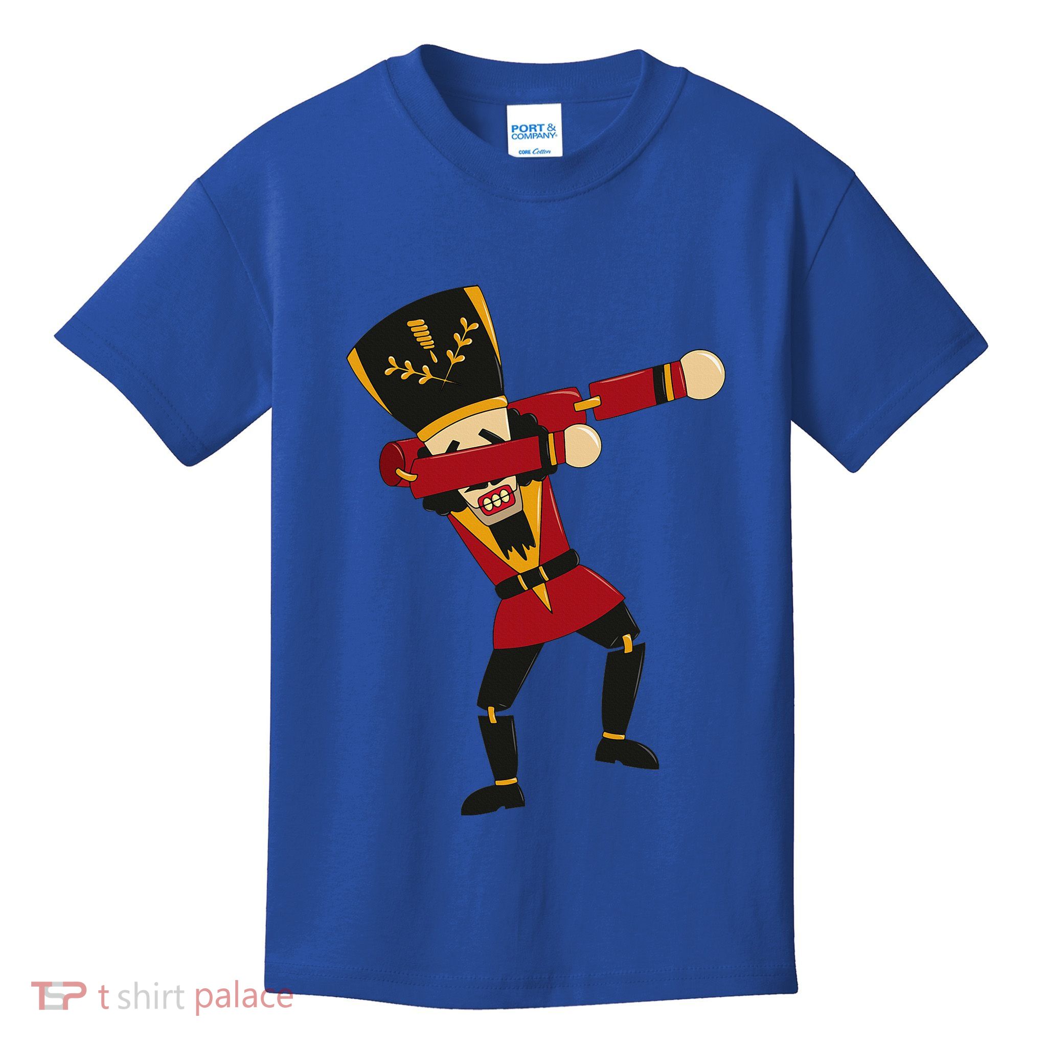 Cute Dabbing Nutcracker Christmas Kids T-Shirt