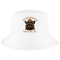 Class Dismissed Now Go On Git Last Day Of School Raccoon Cool Comfort Performance Bucket Hat