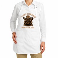 Class Dismissed Now Go On Git Last Day Of School Raccoon Apron