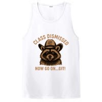 Class Dismissed Now Go On Git Last Day Of School Raccoon PosiCharge Competitor Tank