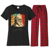 Charles Darwin Naturalist Biologist Scientist Women's Flannel Pajama Set