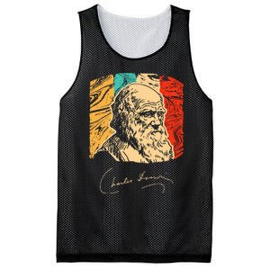 Charles Darwin Naturalist Biologist Scientist Mesh Reversible Basketball Jersey Tank