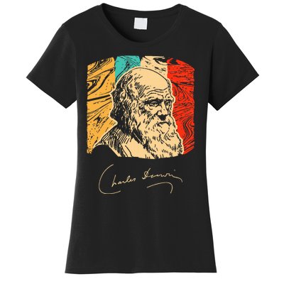 Charles Darwin Naturalist Biologist Scientist Women's T-Shirt